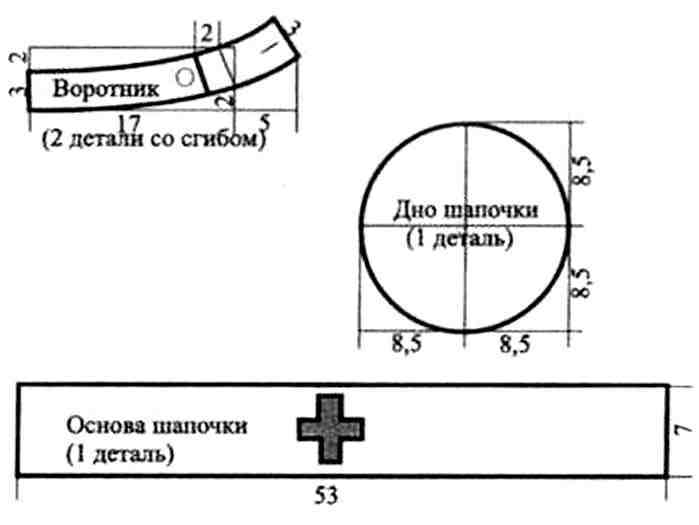 Как сшить мед шапочку 28